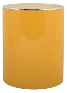 MSV výklopný odpadkový koš KAMAKA, žlutý plast, 6 L