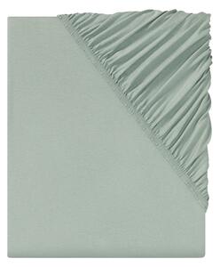 Livarno home Žerzejové napínací prostěradlo, 90-100 x 200 cm (zelená) (100383899001)