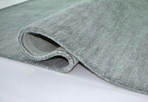 Ručně všívaný kusový koberec Asra wool silver 120x170 cm