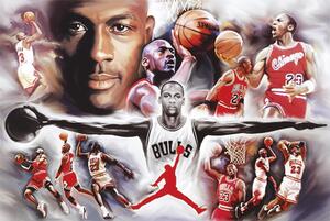 Plakát, Obraz - Michael Jordan - collage