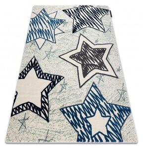 Dětský kusový koberec Petit Stars blue 80x150 cm
