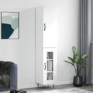 Skříň highboard bílá 34,5 x 34 x 180 cm kompozitní dřevo 3199073