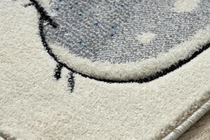 Dětský kusový koberec Petit Teddy bear cream 140x190 cm