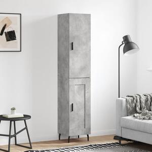 Skříň highboard betonově šedá 34,5x34x180 cm kompozitní dřevo 3199125
