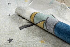 Dětský kusový koberec Petit Tipi grey 80x150 cm
