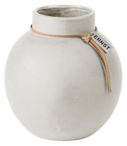 Kameninová váza ERNST bílá 13 cm