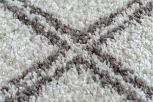 Kusový koberec Berber Asila B5970 cream and brown 80x150 cm