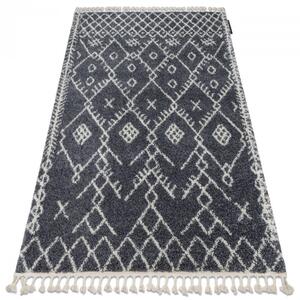 Kusový koberec Berber Tanger B5940 grey and white 120x170 cm