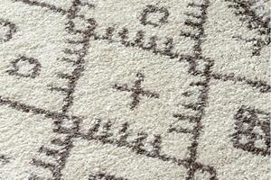 Kusový koberec Berber Tanger B5940 cream and brown 80x150 cm