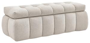 Bobochic Paris Béžová lavice Mont-Blanc 144 cm s úložným prostorem