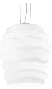 Ideal Lux - Lustr na lanku KARMA 1xE27/60W/230V pr. 38 cm bílá