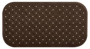 MSV protiskluzová podložka do vany CLASS Premium, hnědá, SBS kaučuk, 36 x 65 cm