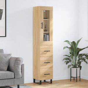 Skříň highboard dub sonoma 34,5 x 34 x 180 cm kompozitní dřevo 3199260