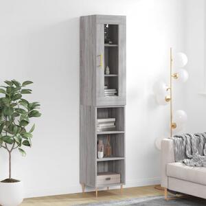 Skříň highboard šedá sonoma 34,5 x 34 x 180 cm kompozitní dřevo 3199359