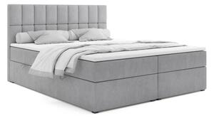 Zlutahala.cz Postel Boxspring Carlo, 200x180, šedá (Mono 244)