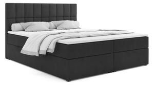 Zlutahala.cz Postel Boxspring Carlo, 200x180, černá (Mono 248)