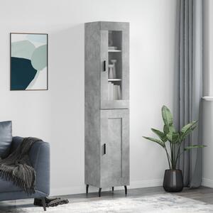 Skříň highboard betonově šedá 34,5x34x180 cm kompozitní dřevo 3199509