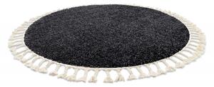 Kusový koberec Berber 9000 grey kruh Kruh Ø 120 cm