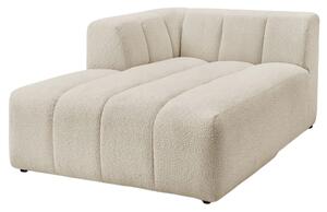 Bobochic Paris Béžová bouclé lenoška Annecy 170 cm, levá