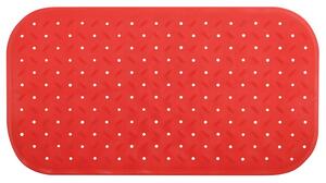 MSV protiskluzová podložka do vany CLASS Premium, červená, SBS kaučuk, 36 x 76 cm