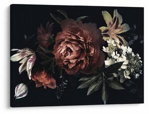 Obraz - Temné květy (70x50 cm)