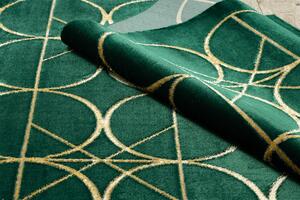 Kusový koberec Emerald 1010 green and gold 80x150 cm