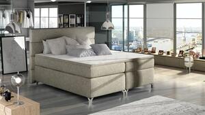 Postel Boxspring Amadeus 200x180, béžová (látka - bao 14)