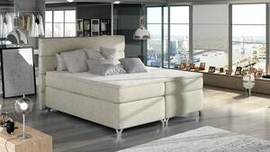 Postel Boxspring Amadeus 200x180, béžová (látka - bao 13)
