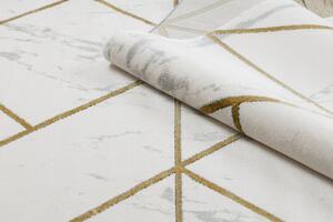 Kusový koberec Emerald geometric 1012 cream and gold 80x150 cm
