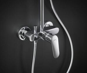 Hansgrohe Crometta E Showerpipe 240 1jet s pákovou baterií, chrom 27284000