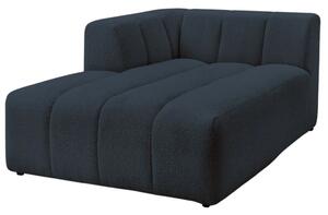 Bobochic Paris Tmavě modrá bouclé lenoška Annecy 170 cm, levá