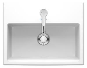 Duravit Vero Air - Umyvátko do nábytku 450x350 mm, s přepadem, bílá 0724450000