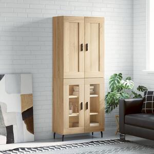 Skříň highboard dub sonoma 69,5 x 34 x 180 cm kompozitní dřevo 3199636