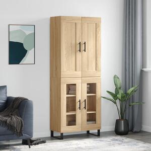 Skříň highboard dub sonoma 69,5 x 34 x 180 cm kompozitní dřevo 3199644