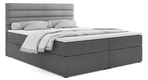 Zlutahala.cz Postel Boxspring Mona, 200x160, šedá (Mono 247)