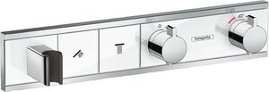 Hansgrohe RainSelect Termostat pod omítku pro 2 spotřebiče, bílá/chrom 15355400
