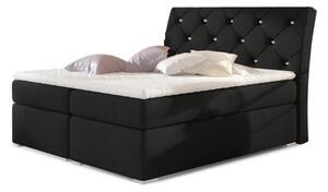 Boxspingová postel Marvin, růžová 160x200cm (kronos 29/BLN 04)