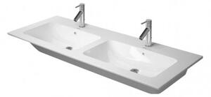 Duravit ME by Starck - Dvojumyvadlo do nábytku 1300x490 mm, s přepadem, bílá 2336130000