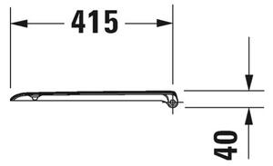 Duravit D-Code - WC sedátko, bílá 0067310099