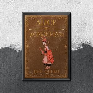 Plakát na zeď Plakát na zeď Alice v říši divů červená královna