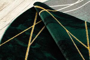 Kusový koberec Emerald 1022 green and gold kruh Kruh Ø 120 cm