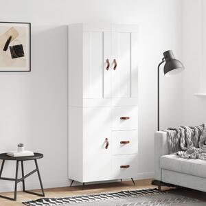 Skříň highboard bílá 69,5 x 34 x 180 cm kompozitní dřevo 3199785