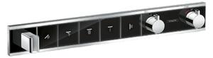 Hansgrohe RainSelect - Termostat pod omítku pro 5 spotřebičů, černá/chrom 15358600