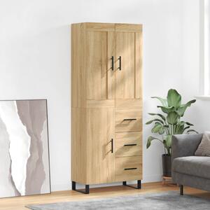 Skříň highboard dub sonoma 69,5 x 34 x 180 cm kompozitní dřevo 3199836