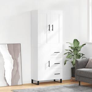 Skříň highboard bílá 69,5 x 34 x 180 cm kompozitní dřevo 3199833