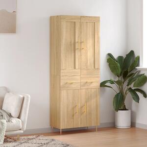 Skříň highboard dub sonoma 69,5 x 34 x 180 cm kompozitní dřevo 3199868