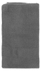 LIVARNO home Deka z hrubé pleteniny, 130 x 150 cm (tmavě šedá) (100366181002)