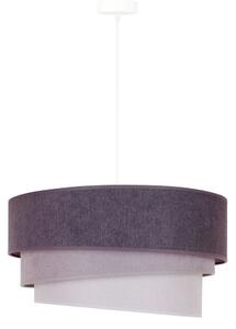Duolla - Lustr na lanku TRIO 1xE27/15W/230V pr. 45 cm antracit/šedá/bílá