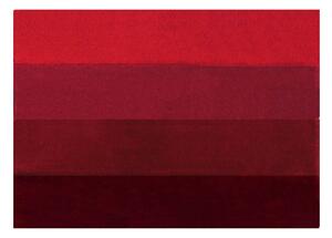 Spirella koupelnová předložka FOUR, červená, polyester, protiskluzová, 55 x 65 cm