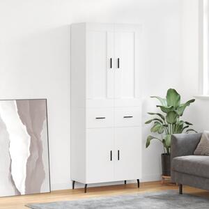 Skříň highboard bílá 69,5 x 34 x 180 cm kompozitní dřevo 3199889